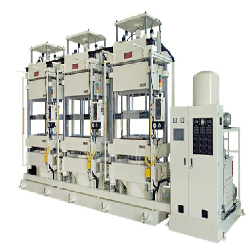 AUTOMATIC VACUUM RUBBER MOLDING PRESS