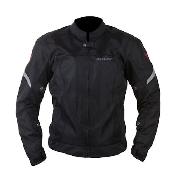 [MAXLER] Double Mesh Jacket for Men Motorcycle Motorbike Biking Jacket (Black)