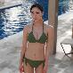 detail image4 Basic Triangle Bikini KHAKI