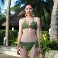 full image Basic Triangle Bikini KHAKI