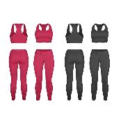 Functional Women's Leggings & Sports Top