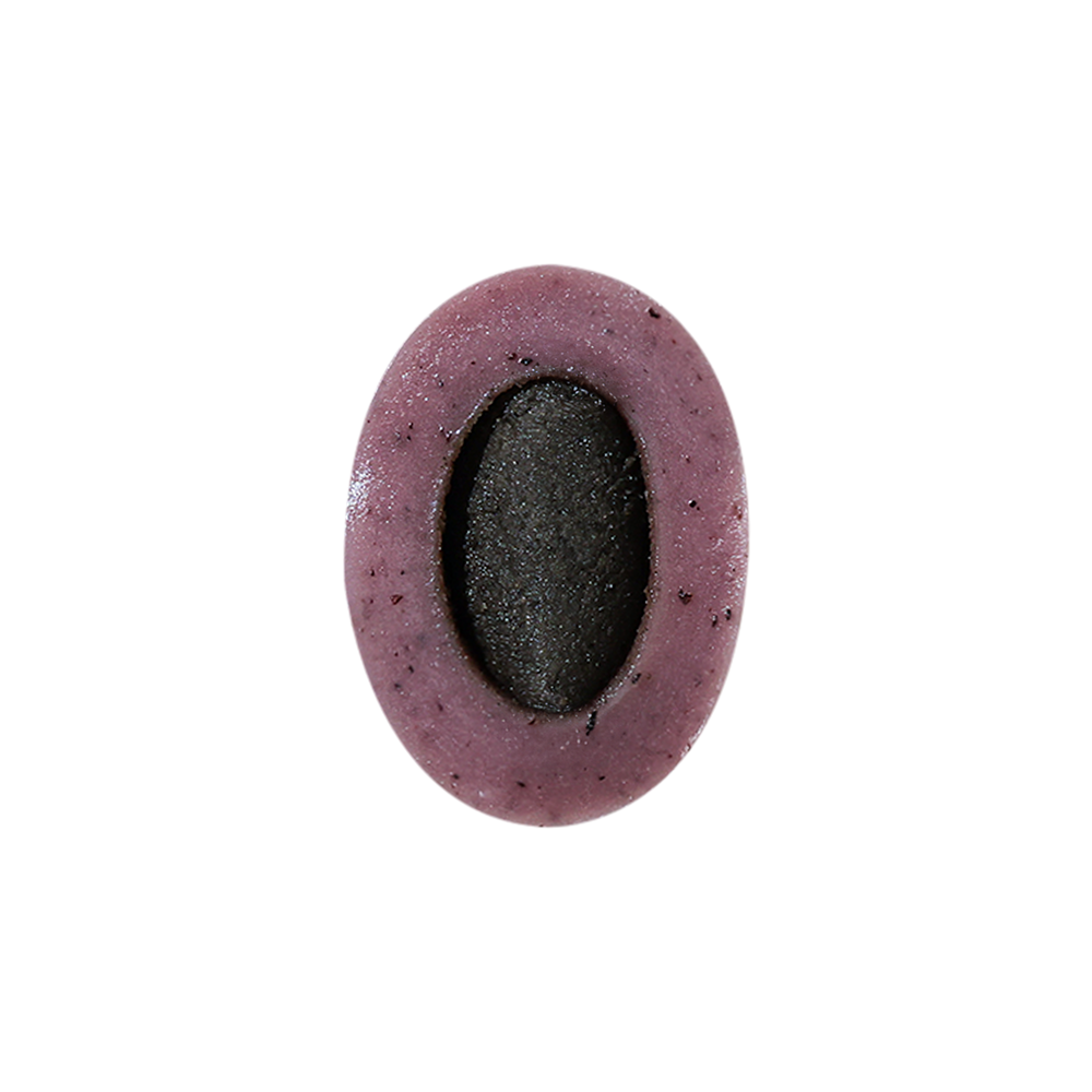 Black sesame seeds and rice cake