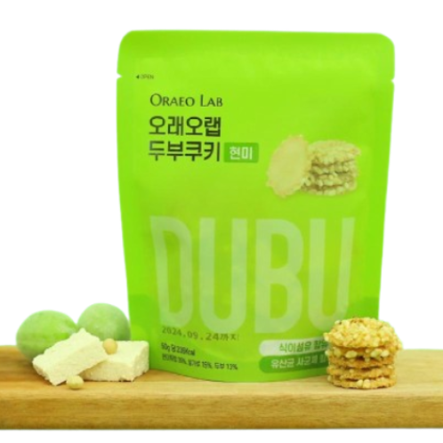 Oraeolab Tofu Cookie | Tofu Cookies, Baked Snacks, Tofu Crackers, Healthy Tofu Snack, Rice Flour Cookies, Digestive-Friendly Snacks, Low-Oil Snacks, Nutritious Cookies