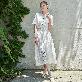 detail image4 Pure Punching Lace Belt-Set Dress