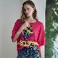 detail image4 Cactus Graphic Loose Knit Tee