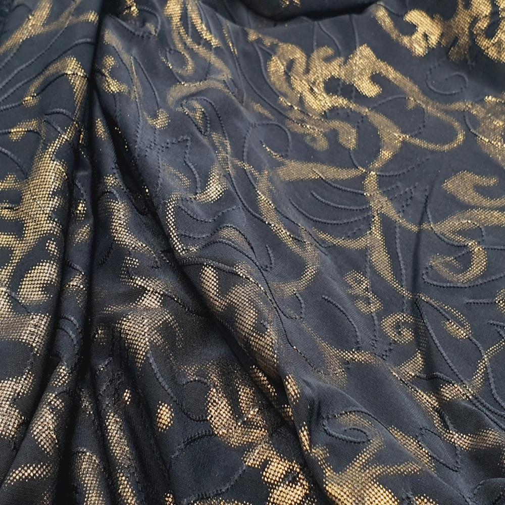 POLY SPAN KNIT JQD W/FOIL ( SNF-1562 )