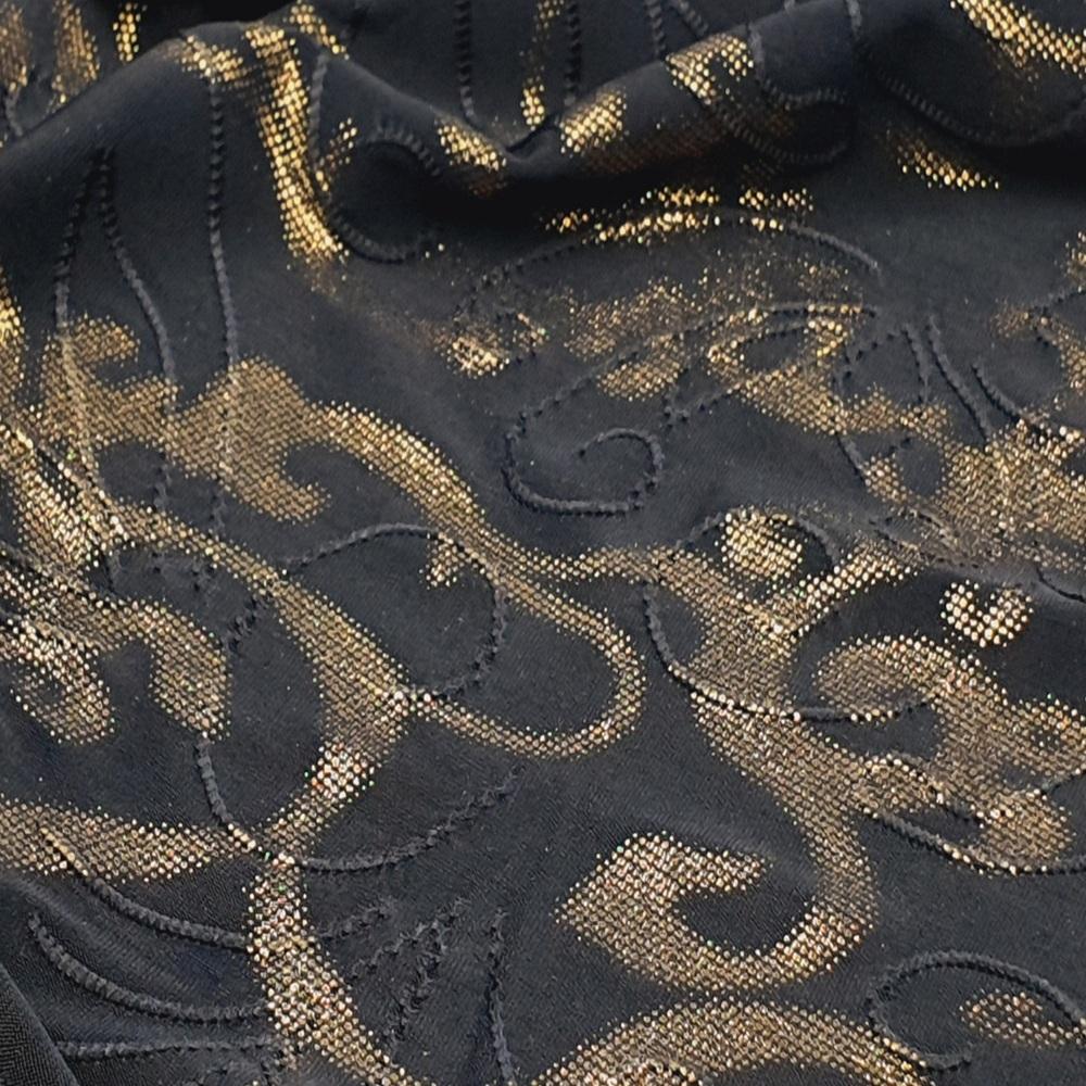 POLY SPAN KNIT JQD W/FOIL ( SNF-1562 )