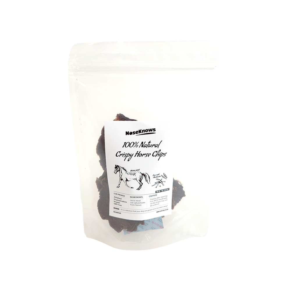 NOSEKNOWS Horse Chips -  all-natural dog treat